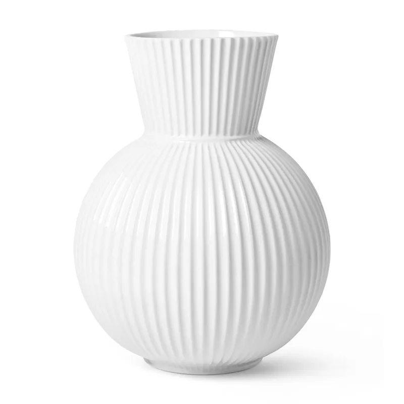 Lyngby Tura Vase weiß 34 cm från Lyngby Porcelæn – produktbild