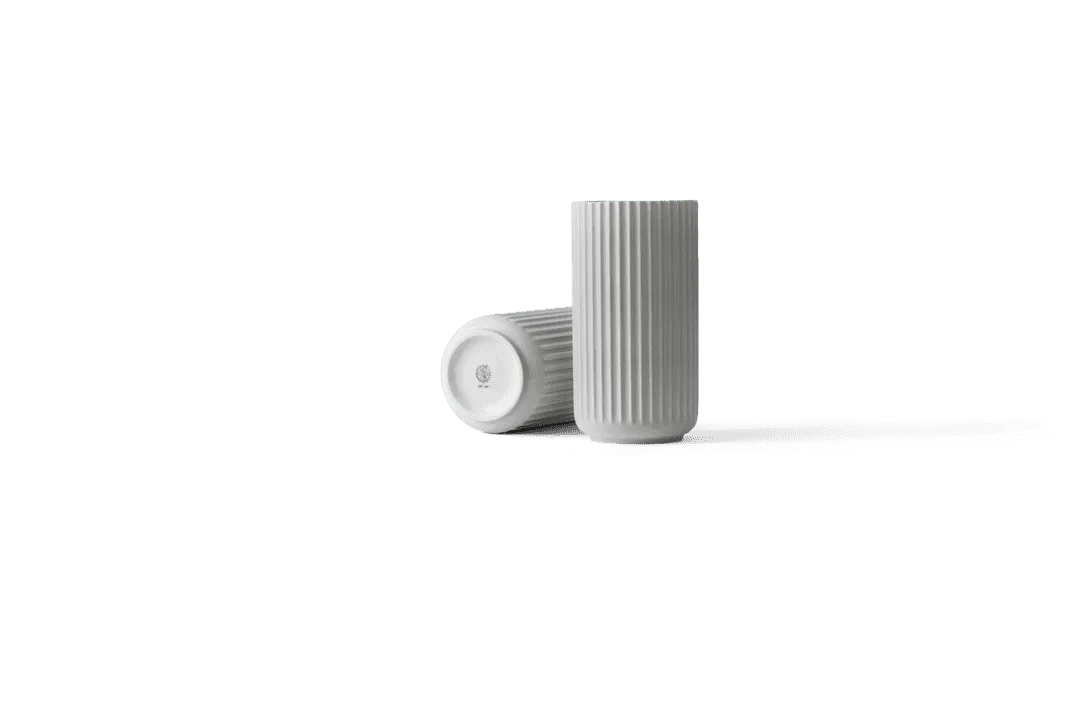 Lyngby Vase H20.5 cm lys grå porcelæn van Lyngby Porcelæn – productfoto