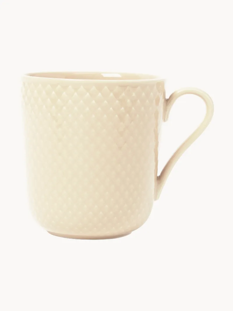 Porseleinen beker Rhombe Earth by Lyngby Porcelæn – product photo