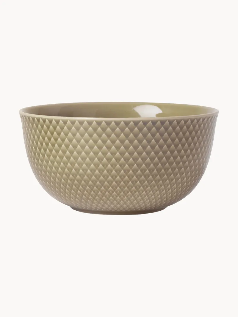 Porseleinen schaal Rhombe Earth by Lyngby Porcelæn – product photo