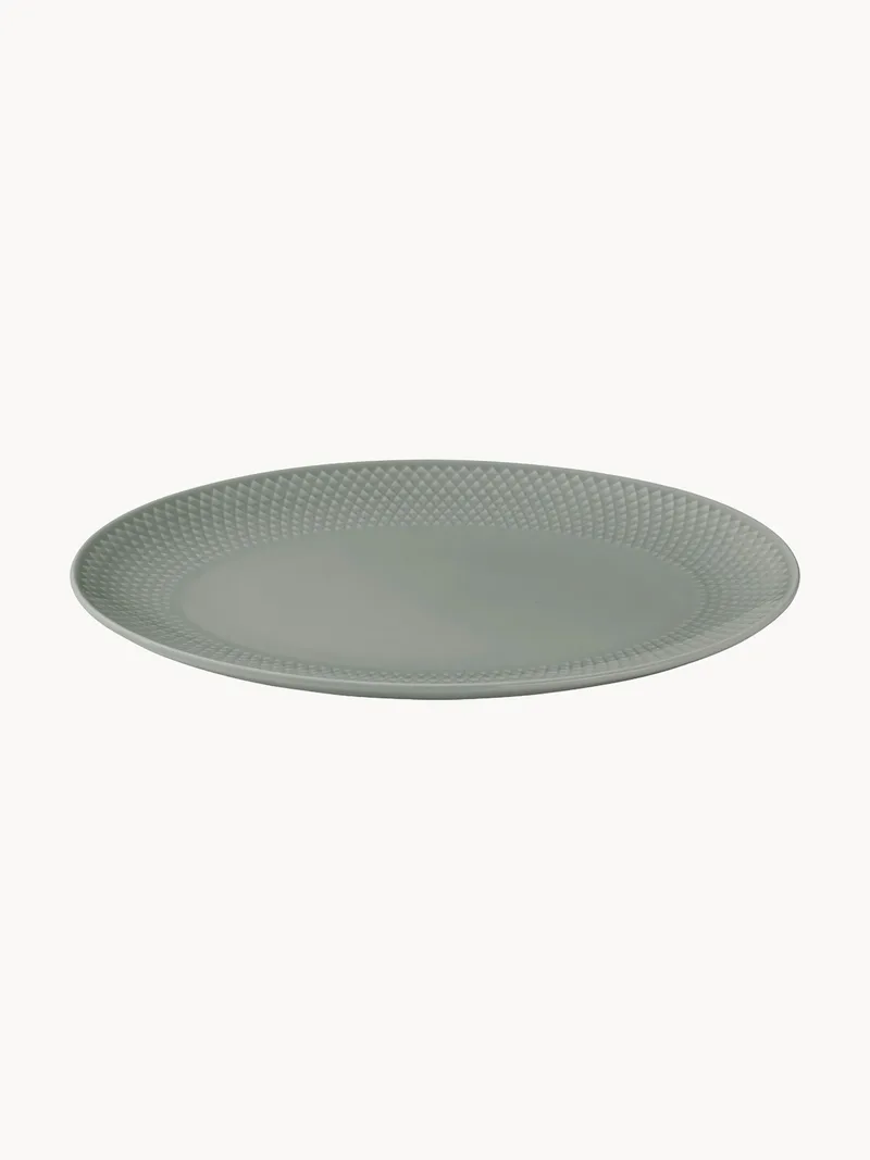 Porseleinen serveerplateau Rhombe Earth by Lyngby Porcelæn – product photo