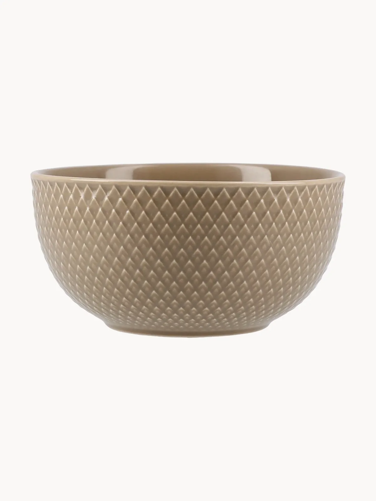 Porzellan-Schälchen Rhombe Earth von Lyngby Porcelæn – Produktfoto