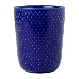 Rhombe Becher 33cl Dunkelblau by Lyngby Porcelæn – product photo 1 of 5
