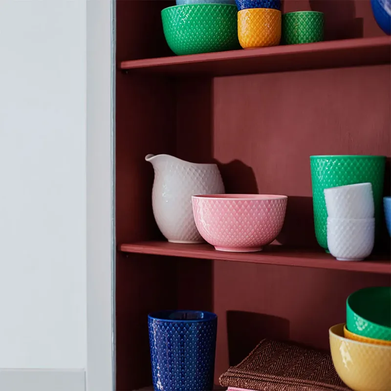 Rhombe Becher 33cl Dunkelblau by Lyngby Porcelæn – product photo 4 of 5