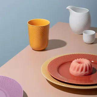 Rhombe Becher 33cl Gelb by Lyngby Porcelæn – product photo 3 of 3