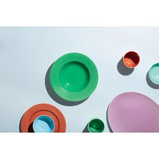Rhombe Becher 33cl Grün von Lyngby Porcelæn – Produktfoto 5 von 5