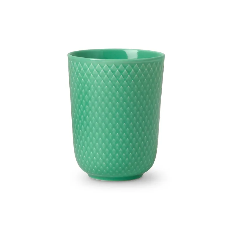 Rhombe Becher 33cl Grün by Lyngby Porcelæn – product photo