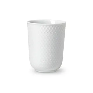 Rhombe Becher 33cl Weiß von Lyngby Porcelæn – Produktfoto 1 von 3