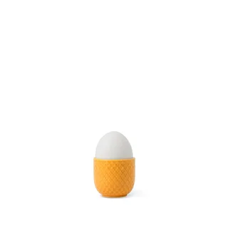 Rhombe Eierbecher Ø5cm Gelb van Lyngby Porcelæn – productfoto 2 van 4