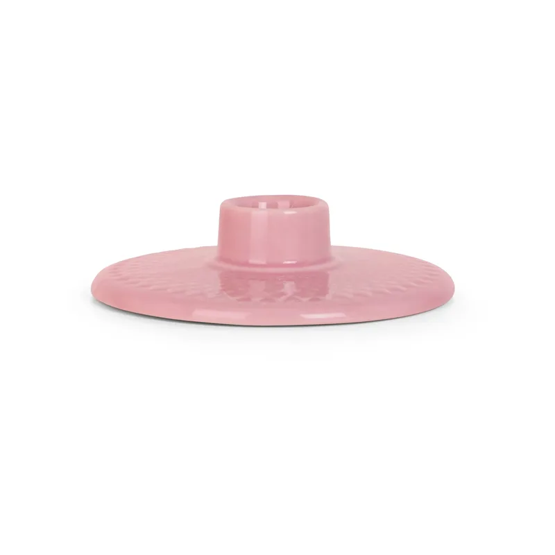 Rhombe Kerzenhalter 3cm Rosa de Lyngby Porcelæn – photo du produit