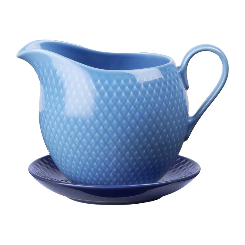 Rhombe Saucenkanne 67cl Blau by Lyngby Porcelæn – product photo 1 of 2