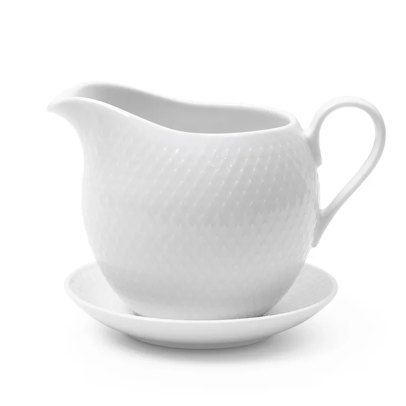 Rhombe Saucenkanne 67cl Weiß från Lyngby Porcelæn – produktbild