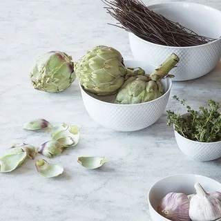 Rhombe Schale 50cl Weiß by Lyngby Porcelæn – product photo 2 of 3