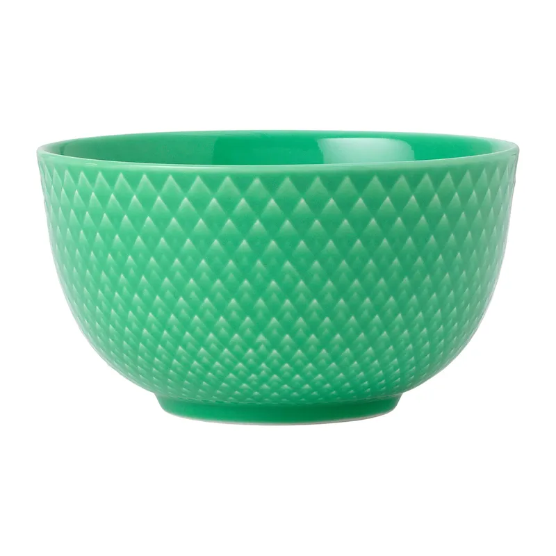 Rhombe Schale Ø11cm Grün by Lyngby Porcelæn – product photo