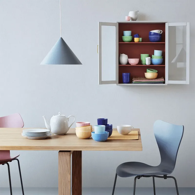 Rhombe Schale Ø13cm Blau by Lyngby Porcelæn – product photo 3 of 5