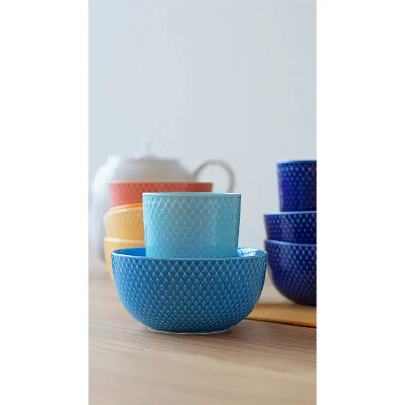 Rhombe Schale Ø13cm Blau by Lyngby Porcelæn – product photo 5 of 5