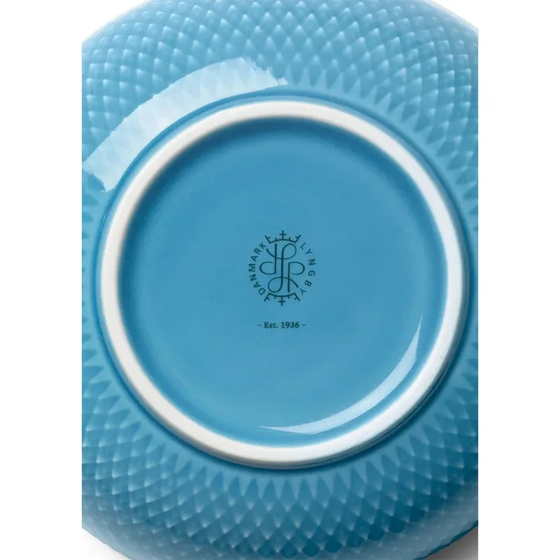 Rhombe Schale Ø15,5cm Blau by Lyngby Porcelæn – product photo 2 of 3