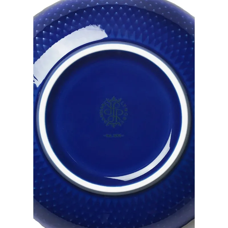 Rhombe Schale Ø15,5cm Dunkelblau van Lyngby Porcelæn – productfoto 3 van 3