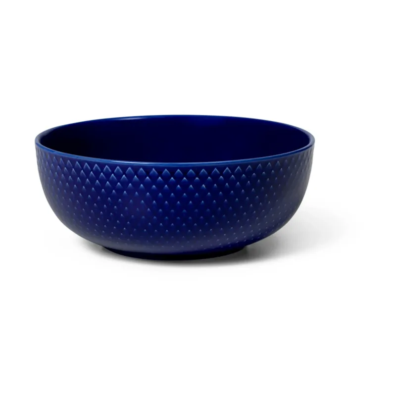 Rhombe Schale Ø15,5cm Dunkelblau van Lyngby Porcelæn – productfoto 1 van 3