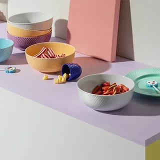 Rhombe Schale Ø15,5cm Weiß by Lyngby Porcelæn – product photo 3 of 4