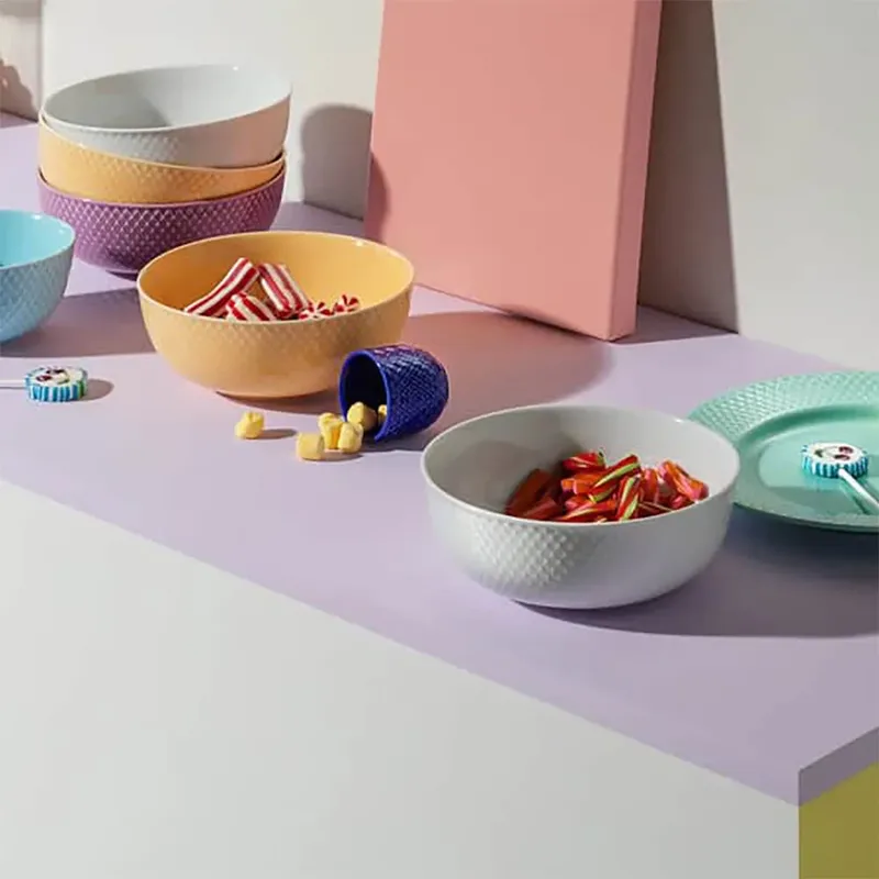 Rhombe Schale Ø15,5cm Weiß by Lyngby Porcelæn – product photo 3 of 4
