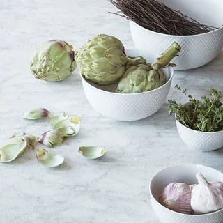 Rhombe Servierschale Ø17,5cm Weiß by Lyngby Porcelæn – product photo 3 of 4