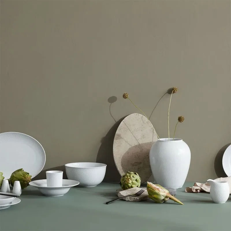 Rhombe Servierschale Ø17,5cm Weiß by Lyngby Porcelæn – product photo 4 of 4