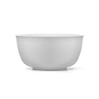 Rhombe Servierschale Ø22cm Weiß by Lyngby Porcelæn – product photo 1 of 3