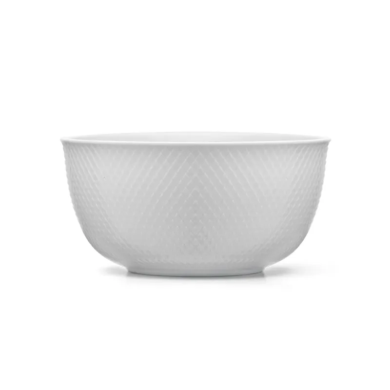 Rhombe Servierschale Ø22cm Weiß by Lyngby Porcelæn – product photo 1 of 3