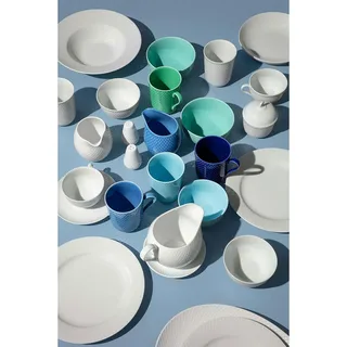 Rhombe Tasse mit Henkel 33cl Blau by Lyngby Porcelæn – product photo 4 of 4