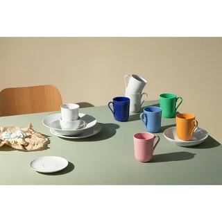 Rhombe Tasse mit Henkel 33cl Grün by Lyngby Porcelæn – product photo 4 of 4