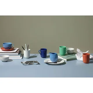 Rhombe Tasse mit Henkel 33cl Grün by Lyngby Porcelæn – product photo 2 of 4