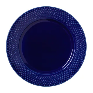Rhombe Teller Ø23cm Dunkelblau van Lyngby Porcelæn – productfoto 1 van 5