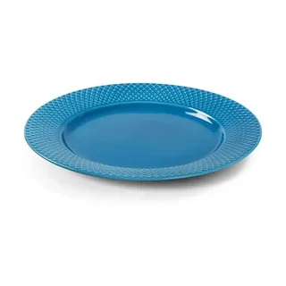 Rhombe Teller Ø27cm Blau van Lyngby Porcelæn – productfoto 2 van 5