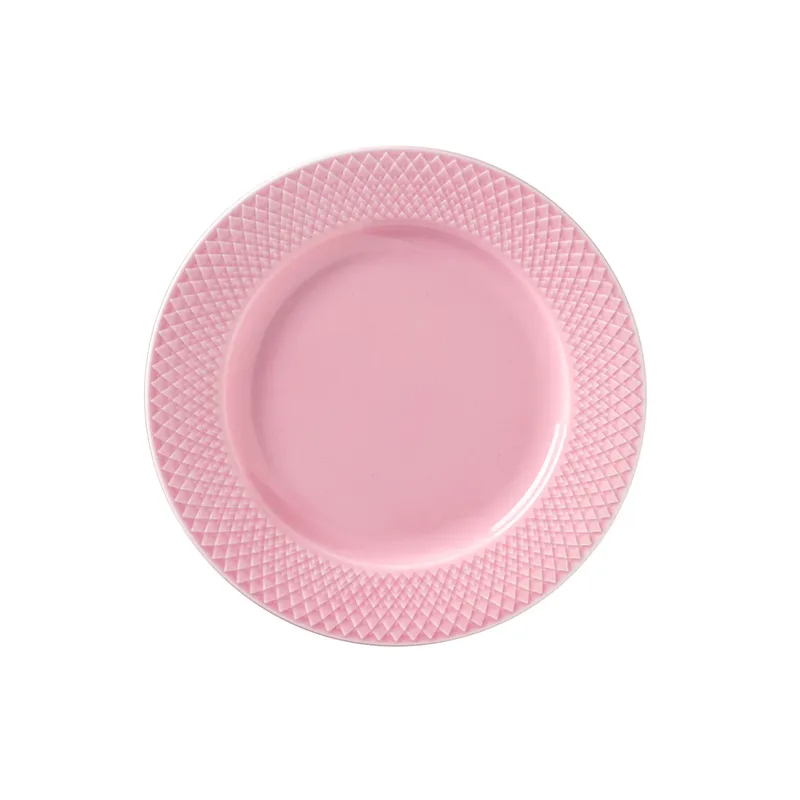 Rhombe Teller rosa 21cm by Lyngby Porcelæn – product photo 1 of 5