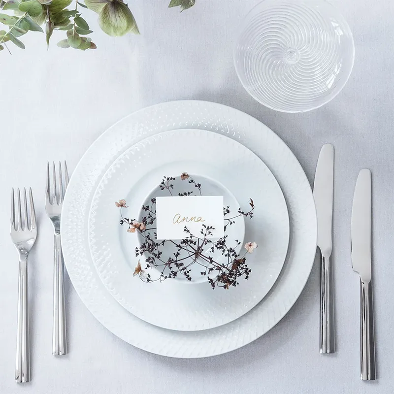 Rhombe Teller weiß Ø 21cm by Lyngby Porcelæn – product photo 3 of 3
