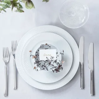 Rhombe Teller weiß Ø 27cm by Lyngby Porcelæn – product photo 2 of 5