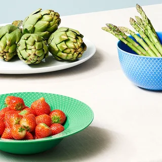Rhombe tiefer Teller grün 24,5cm by Lyngby Porcelæn – product photo 2 of 5
