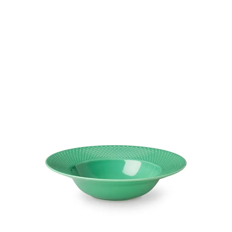 Rhombe tiefer Teller grün 24,5cm by Lyngby Porcelæn – product photo 4 of 5