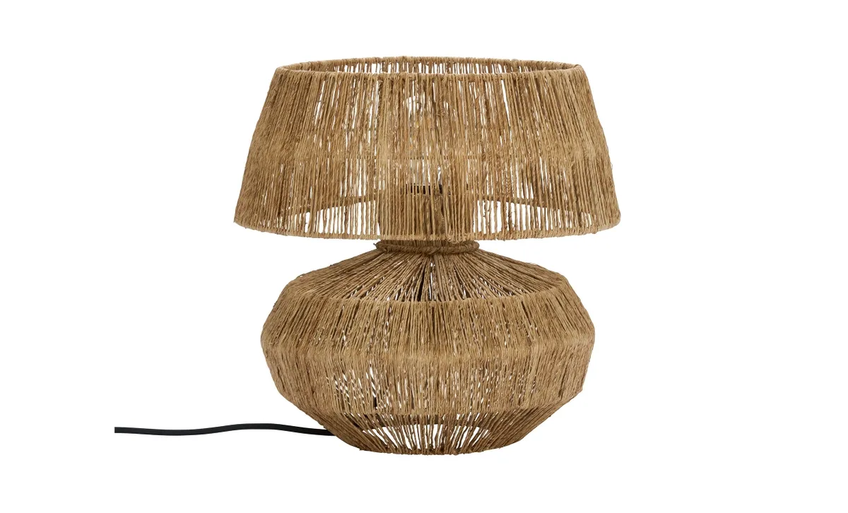 BORDSLAMPA Jute Natur von Madam Stoltz – Produktfoto