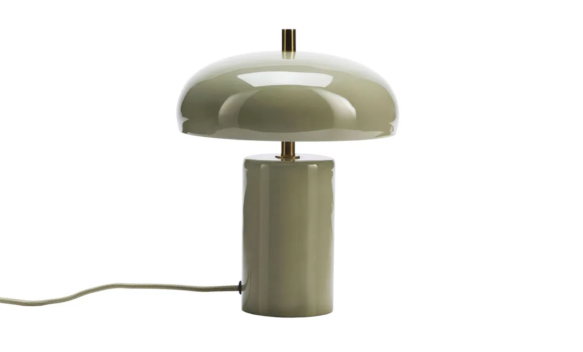 BORDSLAMPA Ljusgrön från Madam Stoltz – produktbild