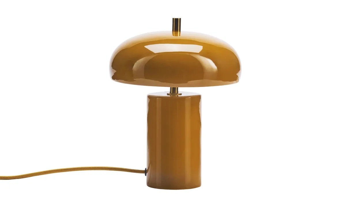BORDSLAMPA Senapsgul från Madam Stoltz – produktbild