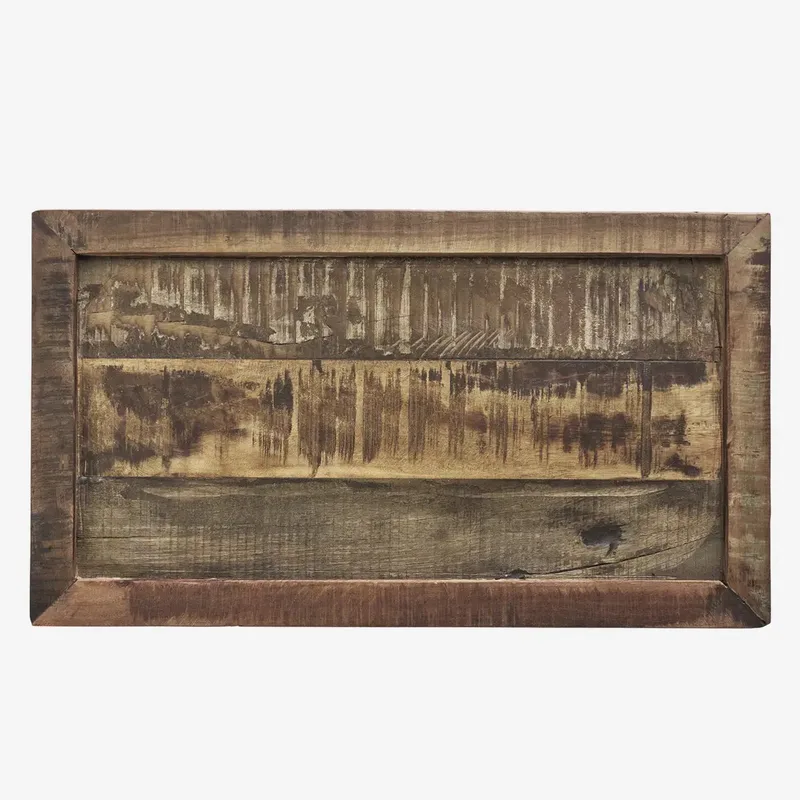 Gerecycled Houten Dienblad uit India - 55x28x2 cm by Madam Stoltz in Bruin – product photo