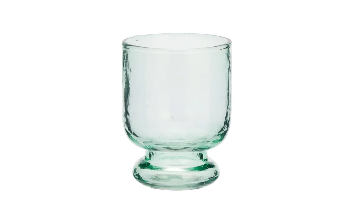 HAMMERED Dricksglas Grön van Madam Stoltz – productfoto