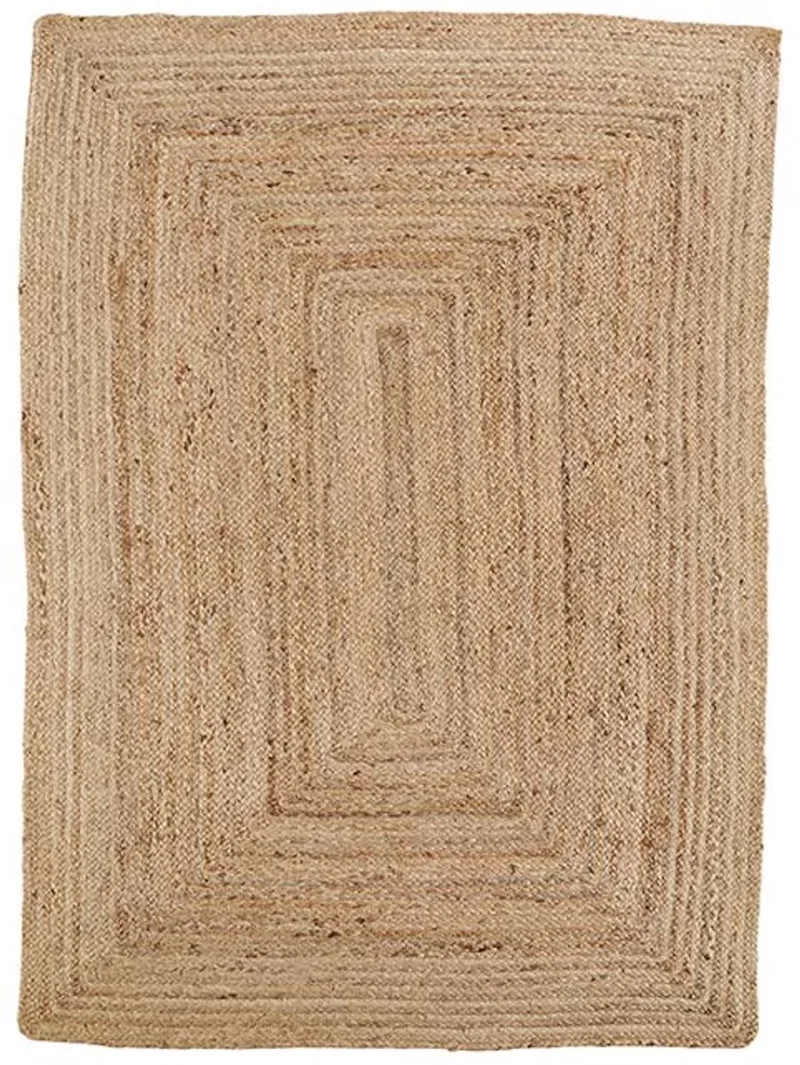 Jute Vloerkleed Braided by Madam Stoltz in Naturel – product photo