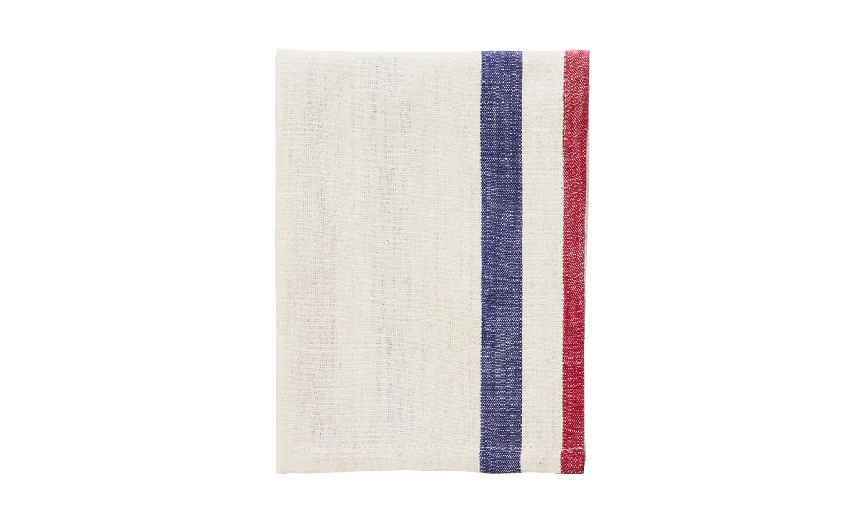 KÖKSHANDDUK 50x70 Offwhite/Blå/Röd by Madam Stoltz – product photo