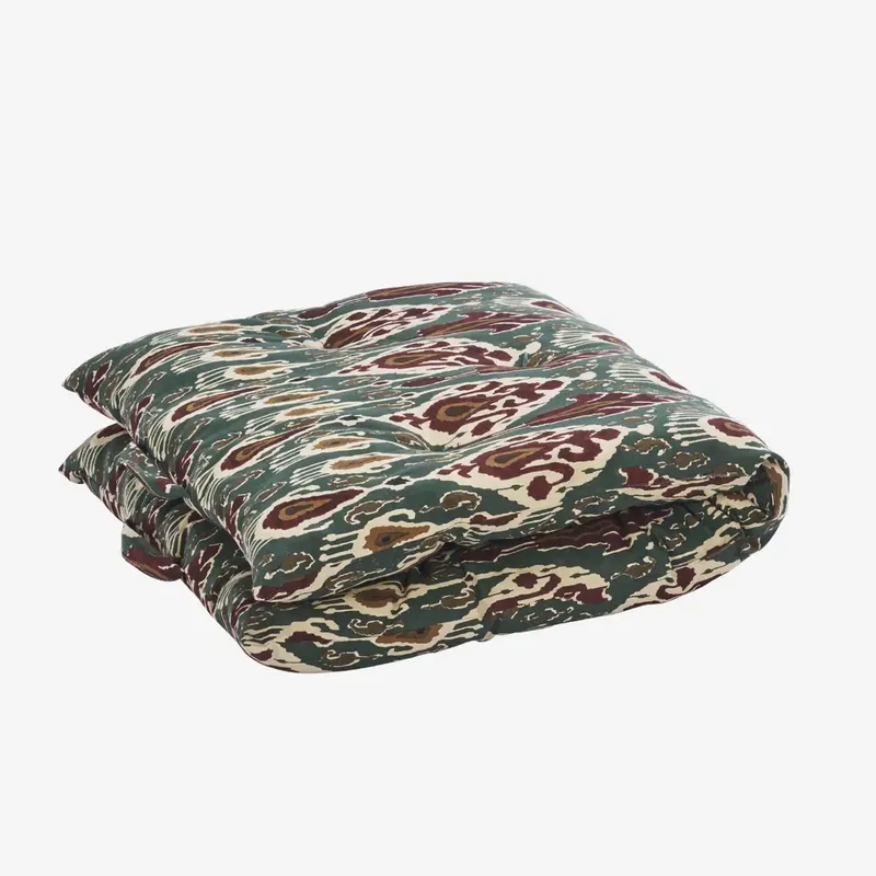 Matraskussen met print 60x100cm van Madam Stoltz in Groen – productfoto