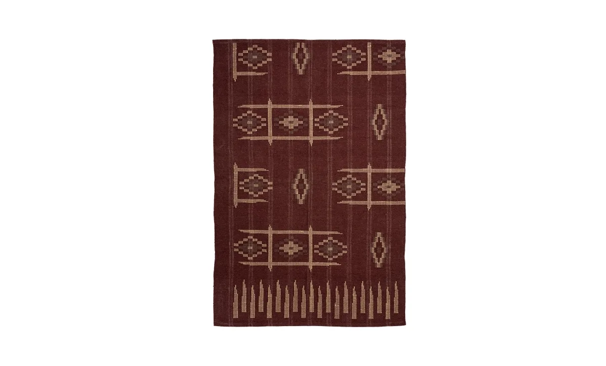 MATTA 120x180 Burgundy/Offwhite by Madam Stoltz – product photo