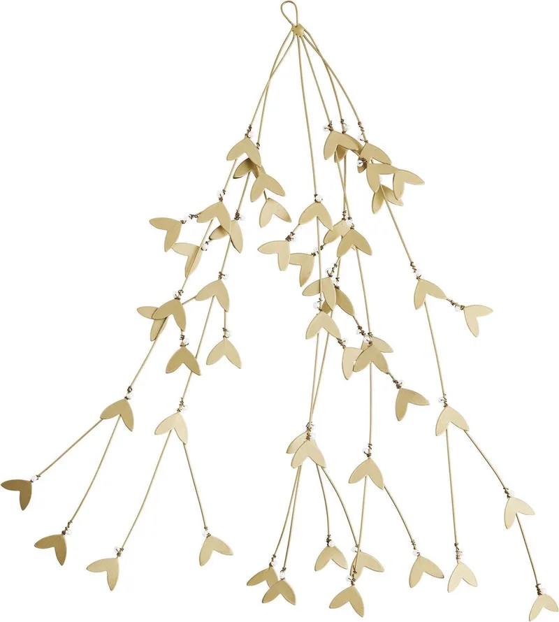 metalen maretak – antiek messing, goudkleurig – 60 cm van Madam Stoltz in Goud – productfoto