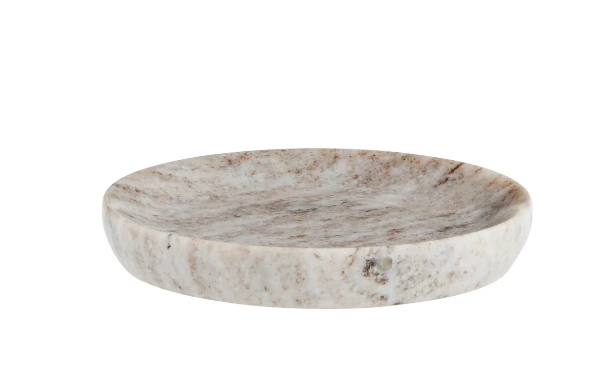 ROUND Marmorbricka Beige från Madam Stoltz – produktbild